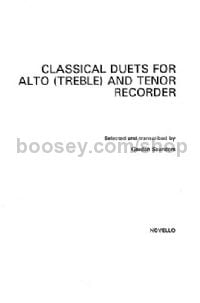 Classical Duets for Alto (Treble) and Tenor Recorder