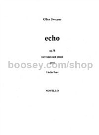 Echo, Op.78 (Violin & Piano) (Score & Parts)