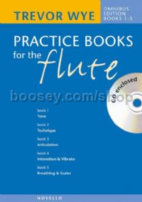 Practice Books For The Flute: Omnibus Edition, Books 1-5 (Book & CD)