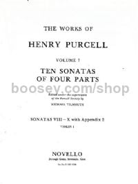 Ten Sonatas of Four Parts - Sonatas 8-10 (Violin I Part)