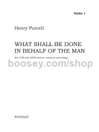 What Shall Be Done In Behalf Of The Man (Parts)