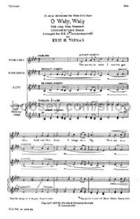 O Waly Waly (SSA & Piano)