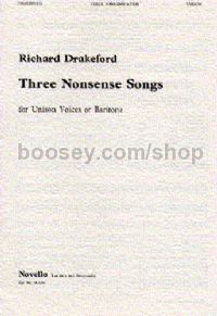 Three Nonsense Songs (Unison)