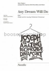 Any Dream Will Do (Joseph and The Amazing Technicolor Dreamcoat) (SATB)