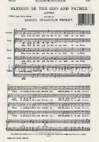 Blessed Be the God and Father (SATB)