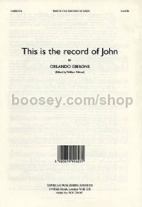 This Is The Record of John (Alto, SAATB & Organ)