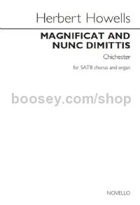 Magnificat and Nunc Dimittis: Chichester (SATB & Organ)