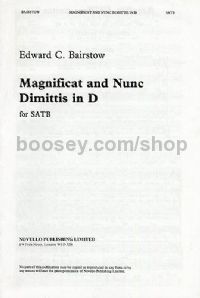 Magnificat and Nunc Dimittis: In D