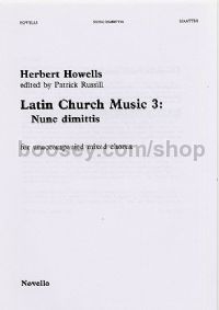 Latin Church Music 3: Nunc Dimittis (SSAATTBB)