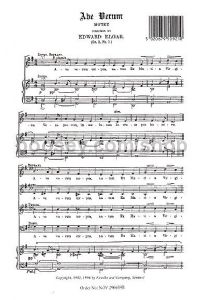 Ave Verum, Op.2/1 (SATB & Piano)