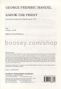 Zadok the Priest (SSAATBB)