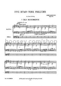 Five Hymn-Tune Preludes (Organ)