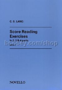 Score Reading Exercises, Book II (Organ)