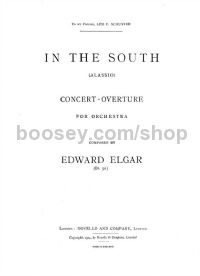 In The South (Alassio), Op.50 (Orchestra) (Full Score)