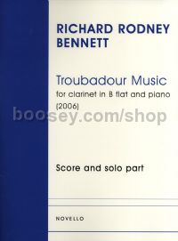 Troubadour Music (clarinet & piano)