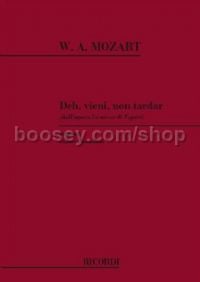 Deh Vieni Non Tardar from "Le Nozze Di Figaro" (Soprano & Piano)