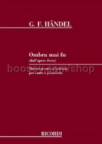 Ombra mai fu from "Serse" (Medium Voice & Piano)