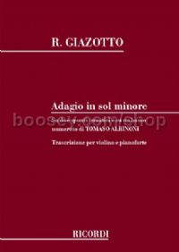 Adagio In Gm Violin & Piano