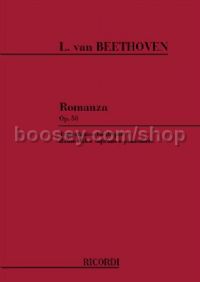 Romanza for Violin & Orchestra,  Op.50 (Soprano Recorder & Piano)