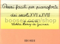 Pezzi facili dei Secoli XVII e XVIII, Vol.I (Piano)
