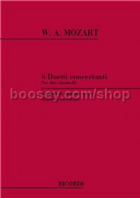 6 Duetti Concertanti, Vol.II (Clarinet Duo)