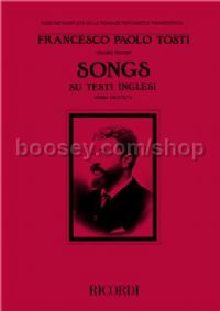 Songs with English Texts, Vol.I (Voice & Piano)