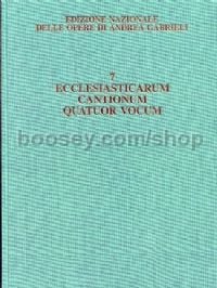Ecclesiasticarum Cantionum Quatuor Vocum (SATB)