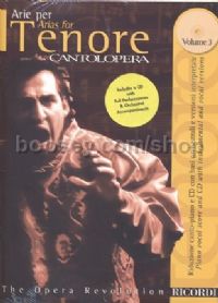 Cantolopera - Arie Per Tenore, Vol.III (Tenor & Piano) (Book & CD)