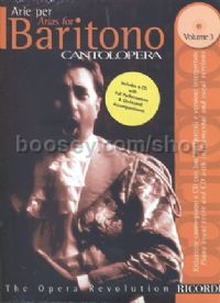 Cantolopera - Arie Per Baritone, Vol.III (Baritone & Piano) (Book & CD)