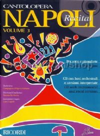 Cantolopera - Napoli Recital, Vol.III (Voice & Piano) (Book & CD)
