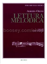 Lettura Melodica, Vol.III (Book)