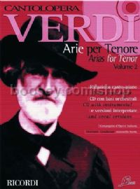 Cantolopera - Arie per Tenor, Vol.II (Tenor & Piano) (Book & CD)
