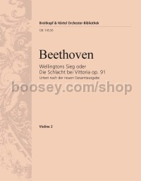 Wellington's Victory, op. 91 - violin 2 part