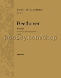 Piano Concerto No. 3 in C minor Op.37 (Double Bass Part)
