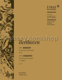 Violin Concerto in D major, op. 61 - double bass part