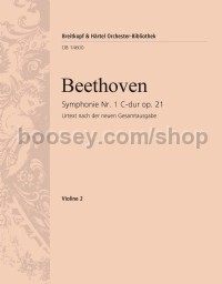 Symphony No. 1 in C major, op. 21 - violin 2 part