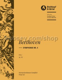 Symphonie Nr. 4 B-dur op. 60 (Wind Parts)