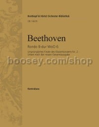 Rondo in Bb major WoO 6 für Klavier und Orchester - double bass part
