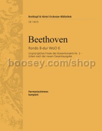 Rondo in Bb major WoO 6 für Klavier und Orchester - wind parts
