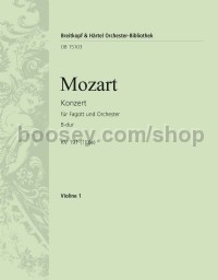 Bassoon Concerto in Bb major KV 191 - violin 1 part