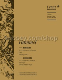 Trumpet Concerto in E major (version in Eb major) - cello/double bass part