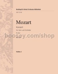 Horn Concerto No. 3 in Eb major K. 447 - violin 2 part