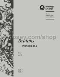 Symphony No. 2 in D major, op. 73 - viola part