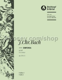 Sinfonia in G minor op. 6/6 - violin 1 part