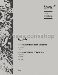 Brandenburg Concerto No. 1 in F BWV1046 - viola part