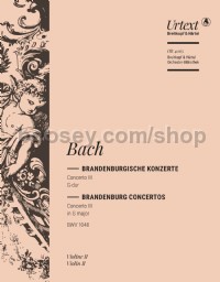 Brandenburg Concerto No. 3 in G BWV1048 - violin 2 part