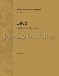 Brandenburg Concerto No. 4 in G BWV1049 - cello part