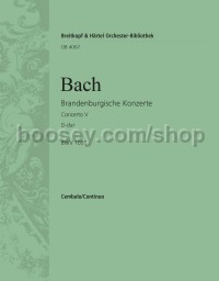Brandenburg Concerto No. 5 in D major BWV 1050 - harpsichord part