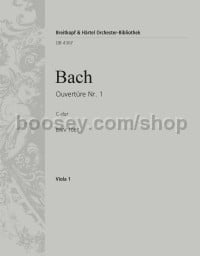 Overture (Suite) No. 1 in C major BWV 1066 - viola part
