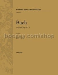 Overture (Suite) No. 1 in C major BWV 1066 - cello/double bass part